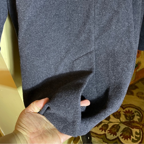 MACKINTOSH Size 2X Blie 100% Wool 3/4 Coat Women England Made Twist Button NWT - Picture 13 of 16